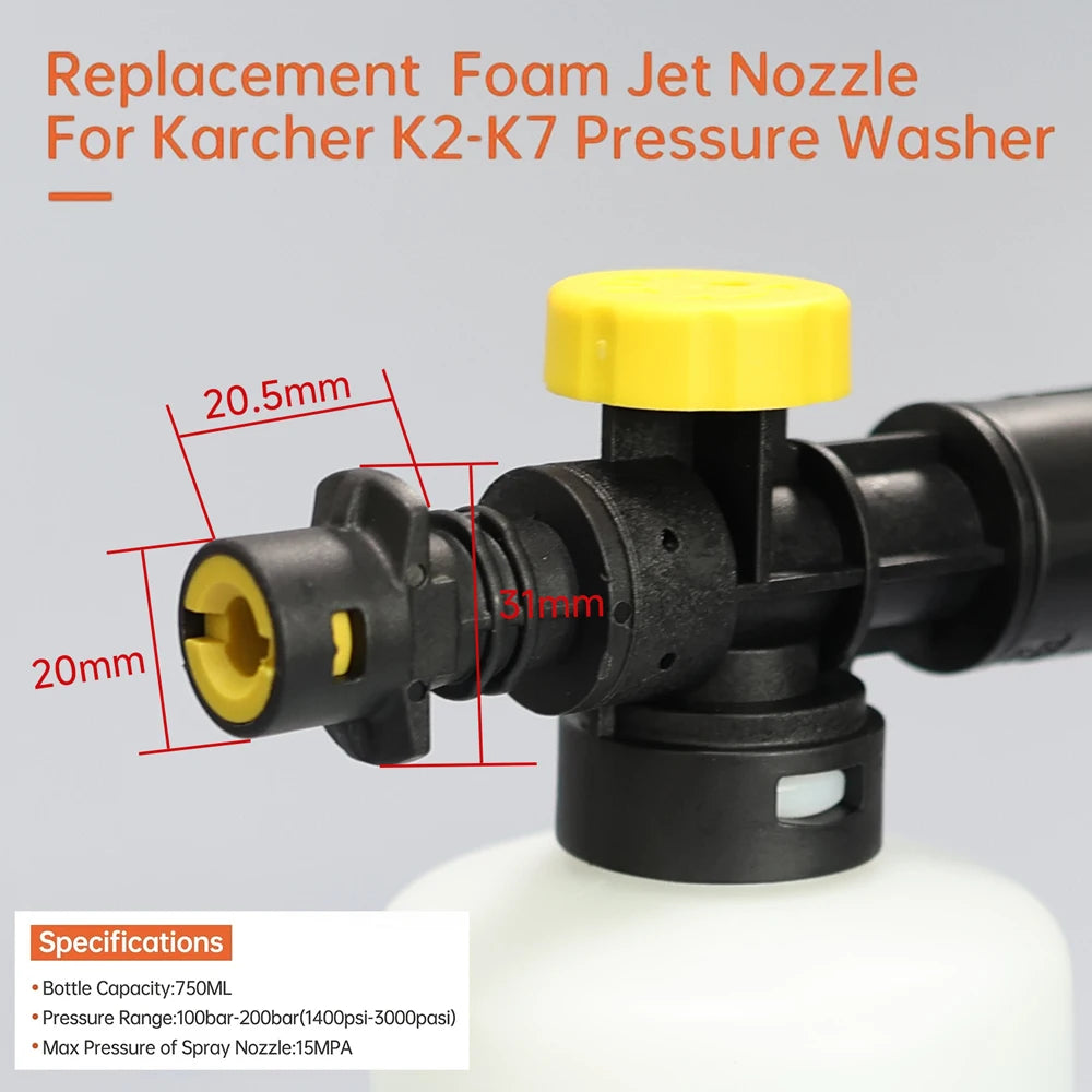 ❄️ SnowStorm Pro – Foam Cannon