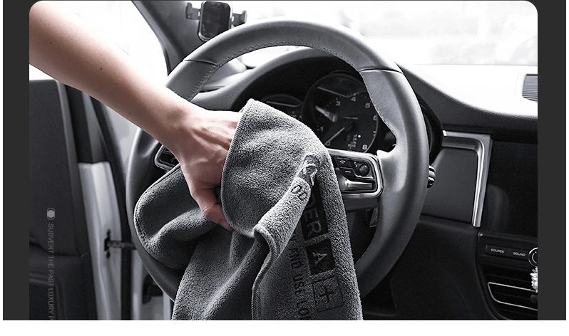 🧽 DetailMax UltraDry – Premium Microfibre Towel