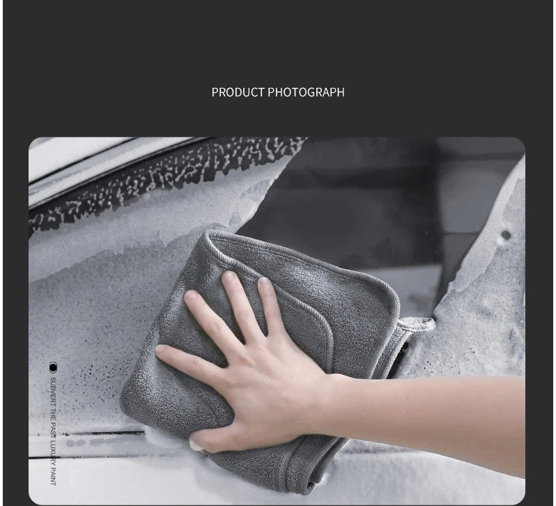 🧽 DetailMax UltraDry – Premium Microfibre Towel