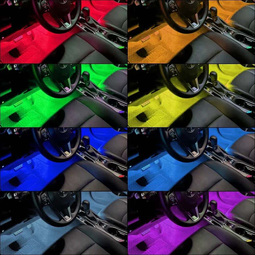 π NeoGlow FootLight β Car Interior Footwell Lighting Kit