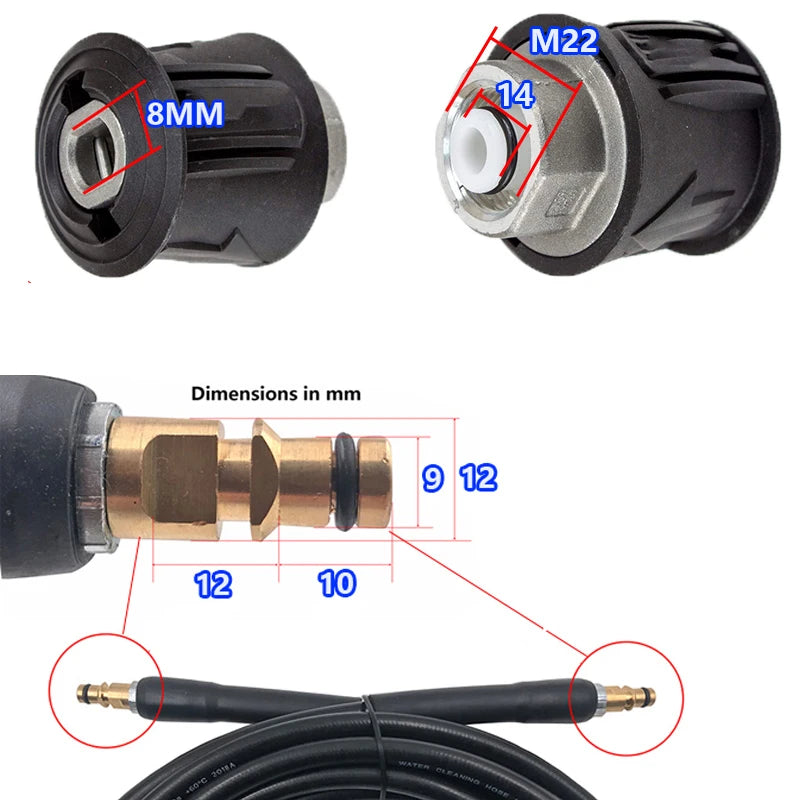 π§ FlexiJet LinkPro β High-Pressure Hose