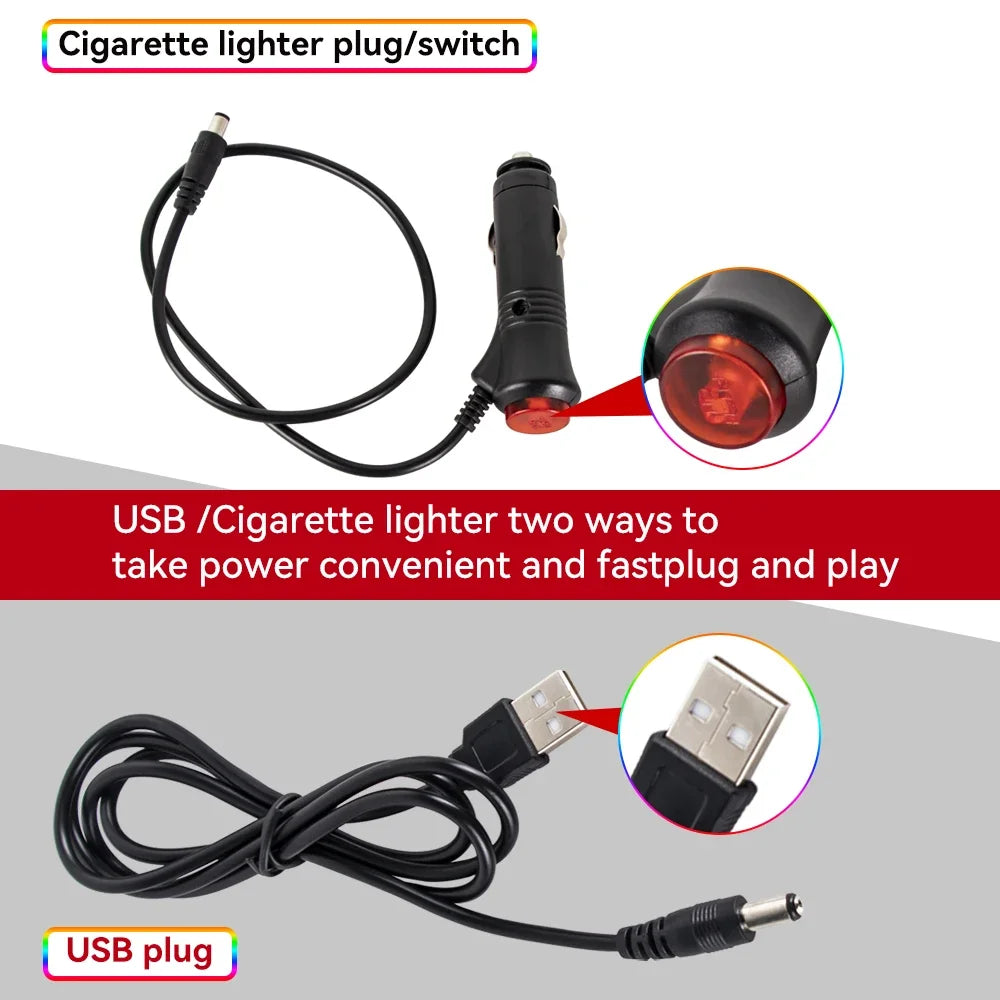 π NeoGlow FootLight β Car Interior Footwell Lighting Kit
