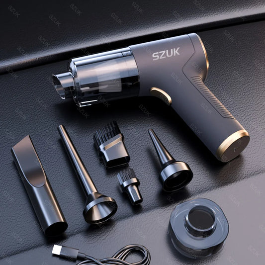 🧹 CleanForce MiniVac – Wireless Car Vacuum