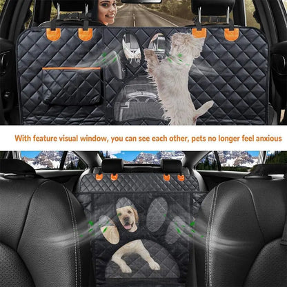 🐾 PawShield Comfort Hammock – Dog Car Seat Cover