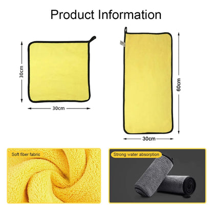 🟡 DryPro MicroTowel – Premium Microfiber Cloth