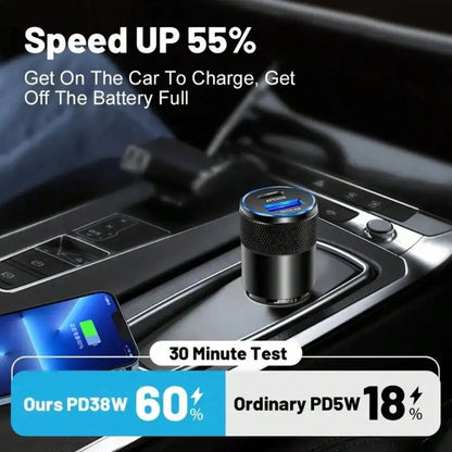 ⚡ VoltRush DuoCharge – Fast Car Charger
