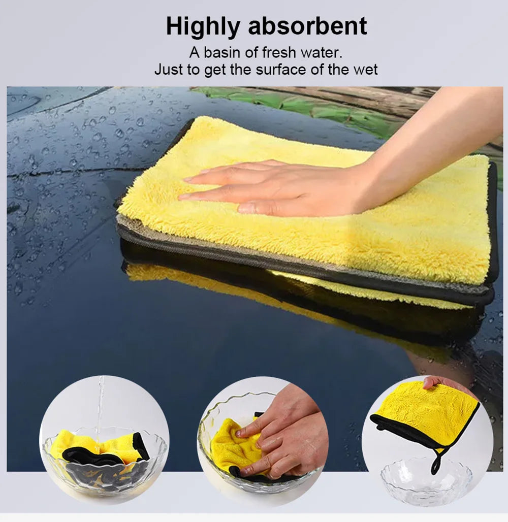 🟡 DryPro MicroTowel – Premium Microfiber Cloth
