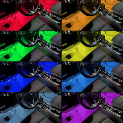 🌈 NeoGlow FootLight – Car Interior Footwell Lighting Kit