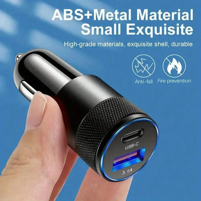 ⚡ VoltRush DuoCharge – Fast Car Charger