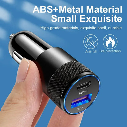 ⚡ VoltRush DuoCharge – Fast Car Charger